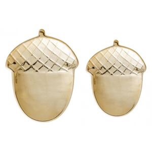 Porcelánové tácky Golden Acorn set 2 ks (kód TYDEN21 na -20 %)