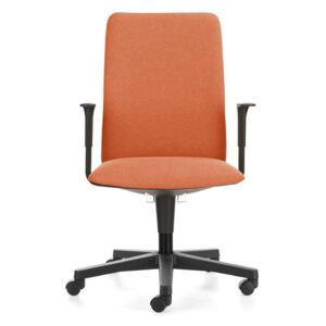 Kancelářská židle FLAP/B s područkami, oranžová
