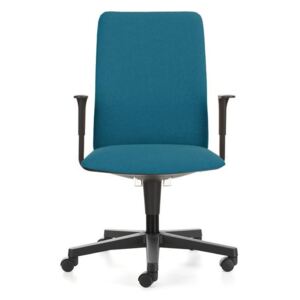 Kancelářská židle FLAP/B s područkami, modrá