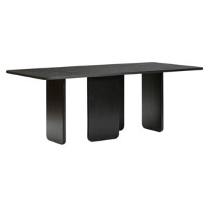 Černý jasanový jídelní stůl Teulat Arq 200 x 100 cm