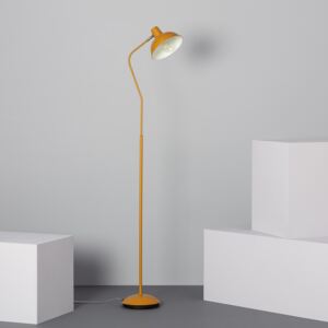 Stojací lampa Nestares - hliník - 150 cm | hořčicová