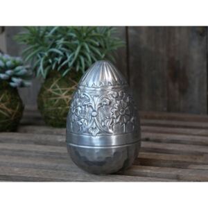 Dekorativní kovové vajíčko Reims Egg