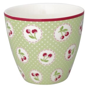 Latte cup Cherry Berry Pale Green