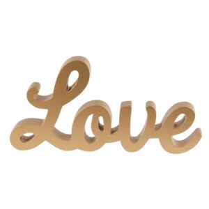 Dekorativní zlatý nápis Love