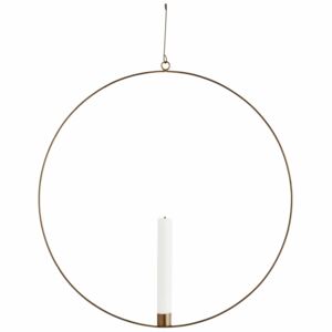 Závěsný kruh na dekorování se svícnem 40 cm