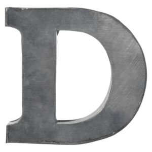 Plechové písmeno D - 5,5 cm (kód JEZISEK21 na -20 %)