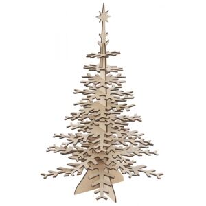 Dřevěná vánoční dekorace Christmas Tree DIY