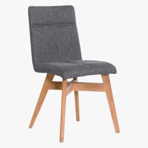 Jídelní židle skandinávský styl, barva šedá tmavá Alina