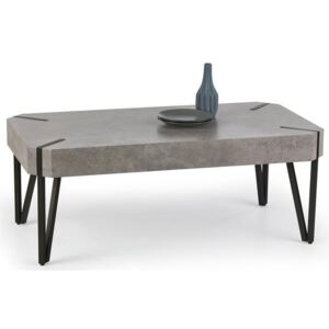 EMILY stolek konferenční beton / černý, 110 x 60 x 42 cm,, černá, beton