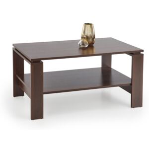 ANDREA stolek barva tmavý ořech, 110 x 60 x 52 cm,, šedá, mdf
