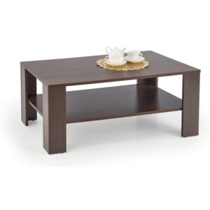 KVADRO stolek tmavý ořech, 110 x 65 x 53 cm,, šedá, mdf