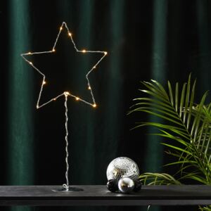 LED svítící hvězda na stojánku Sparkling