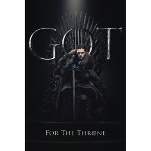 Plakát, Obraz - Hra o Trůny (Game of Thrones) - Jon For The Throne, (61 x 91,5 cm)