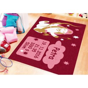 GDmats © GDmats© personalizovaný Baby koberec - fuchsia, Rozměr 85 x 115 cm, Druh zakončení S obšitím, Materiál GD 550 Klasik