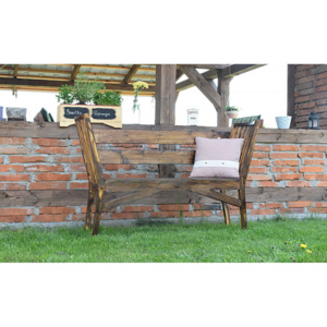Rustikální zahradní lavice s patinou