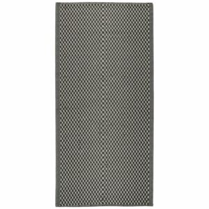 Plastový koberec Recycled Black&White 90x180 cm
