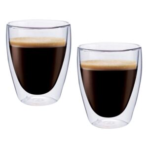 Dvoustěnný skleněný šálek na Espresso 235 ml 2ks - Pavina