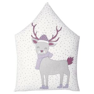 Bavlněný polštář Deer Lavender 31x45cm