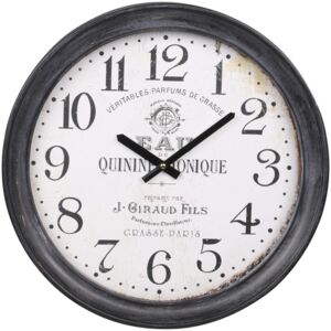 Nástěnné hodiny Antique Black 43 cm