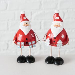 Vánoční ozdoba Santa na postavení Boltze, výška 14 cm, 2 druhy (cena za 1 ks)