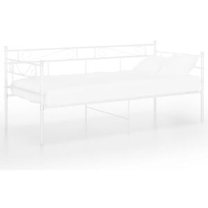 Rám postele/pohovky bílý kovový 90 x 200 cm
