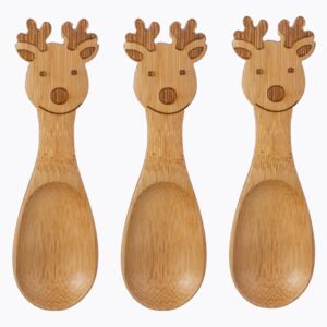 Bambusová lžička Reindeer - set 3 ks