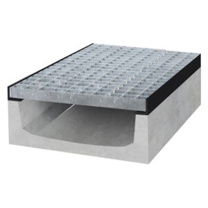 Gutta betonový žlab A15 s pozinkovanou mříží H200 500 x 500 x 200 mm