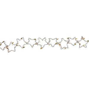 Vánoční řetěz Stars Pearls Antique Brass 180 cm (kód VANOCE21 na -15 %)