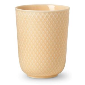 Porcelánový latte cup Rhombe Sand - 330 ml (kód VANOCE21 na -15 %)