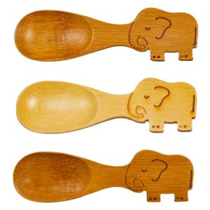 Bambusová lžička Elephant - set 3 ks