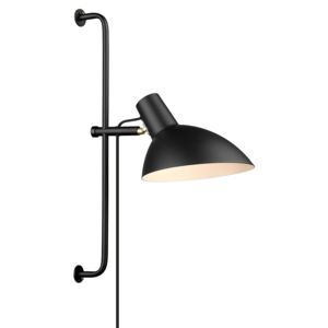 Halo Design 739134 nástěnná lampa METROPOLE, kov, černé, E27, 52cm