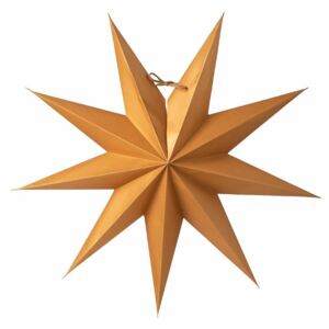 Závěsná svítící hvězda Boris Gold 50cm (kód VANOCE21 na -15 %)