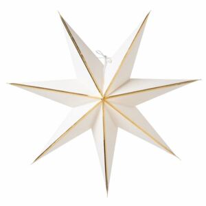 Závěsná svítící hvězda Julia White 60cm (kód TYDEN21 na -20 %)