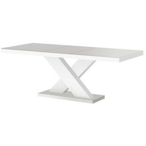 Konferenční stolek XENON MINI MAT, světle šedo/bílý (Jednoduchý)