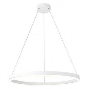 LED závěsné moderní osvětlení FALTO, 32W, teplá bílá, bílé, 60cm, kruhové