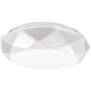 LED stropní koupelnové osvětlení MARINA, 12W, denní bílá, 26cm, diamant, bílé, IP44