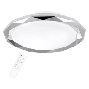 LED stropní koupelnové osvětlení NORTFOLK, 72W, teplá-studená bílá, 51cm, kulaté, chromované