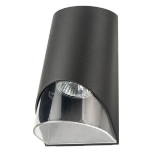 Venkovní nástěnné osvětlení REGINA 1xGU10, 50W, černé