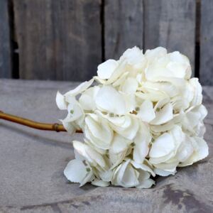 Umělá květina Hortenzie White (kód BDAY12 na -20 %)