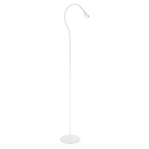 LED stojací flexibilní lampa MONTGOMERY, 4,2W, teplá bílá, bílá