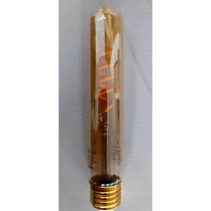 LED dekorativní vintage žárovka, E27, T30, 3,6W, 1900K, teplá bílá, 220lm, jantarová