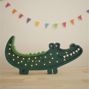 Dětská LED lampička Crocodile Green (kód TYDEN21 na -20 %)