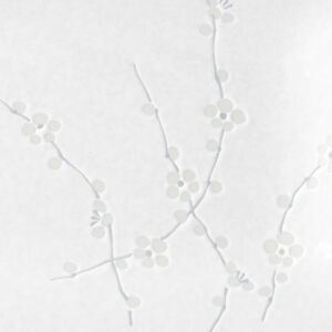 MADE IN JAPAN Obdélníkový talíř White Blossom 33 × 19 cm, Vemzu