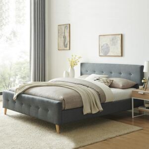 Čalouněná postel Catini FINSTA - šedá