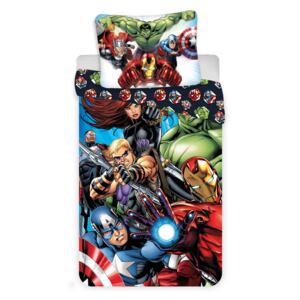 Jerry Fabrics Povlečení Avengers JF "03" - 140x200, 70x90, 100% bavlna