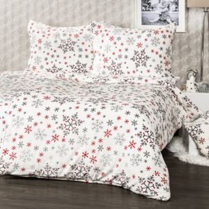 Povlečení mikroflanel Snowflakes