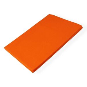 Škodák Prostěradlo bavlněná plachta vzor BJ-XX tmavě oranžové - 220 x 240 cm