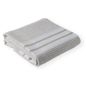 Škodák Pracovní vaflový ručník vzor 004 hnědošedý - 50x100cm