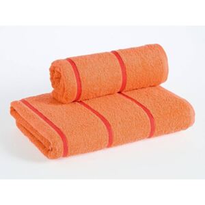 Škodák Froté ručník / osuška Stelaco vzor 005 oranžový - Osuška 70 x 140 cm