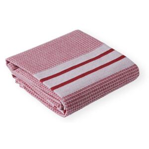 Škodák Pracovní vaflový ručník vzor 003 červený - 50x100cm